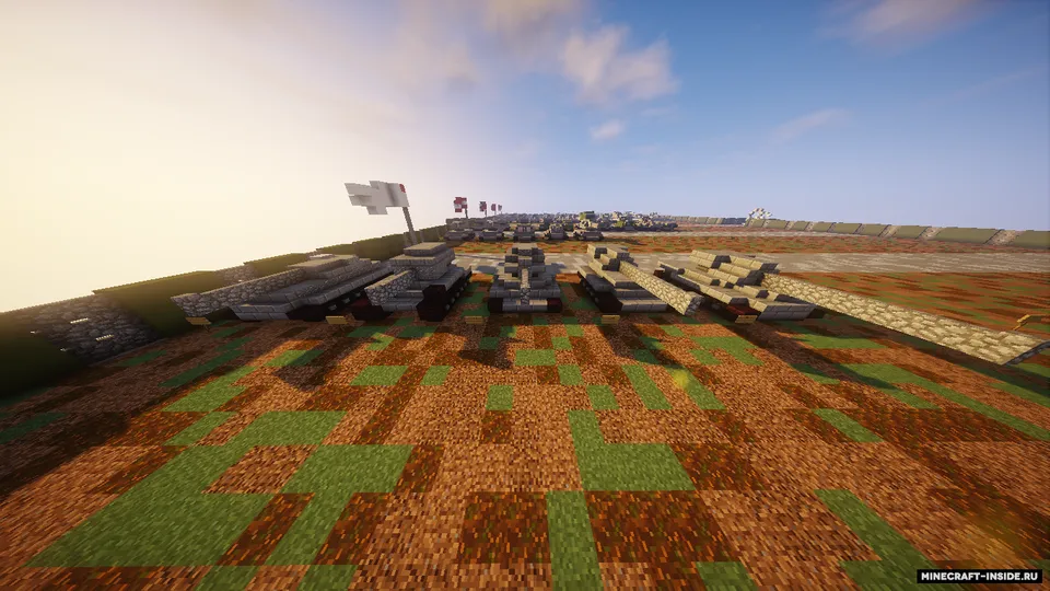 Second World War: Ground vehicles — Minecraft xarita, rasm 2