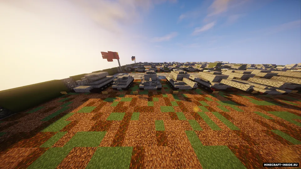Second World War: Ground vehicles — Minecraft xarita, rasm 4
