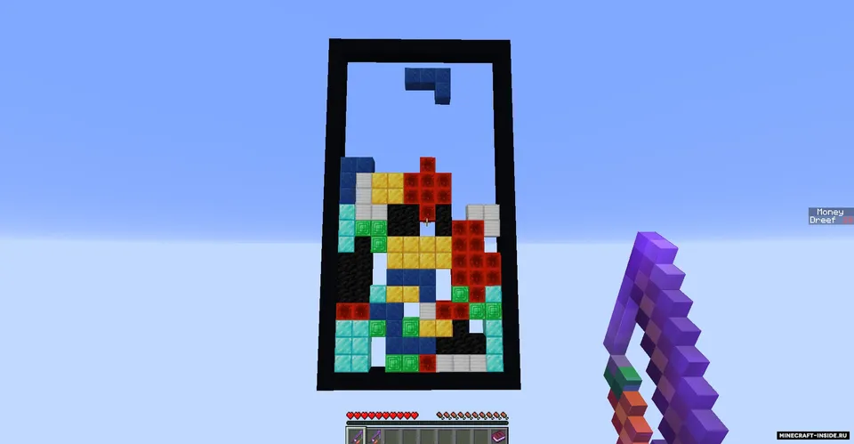 Tetris — Minecraft xarita, rasm 3