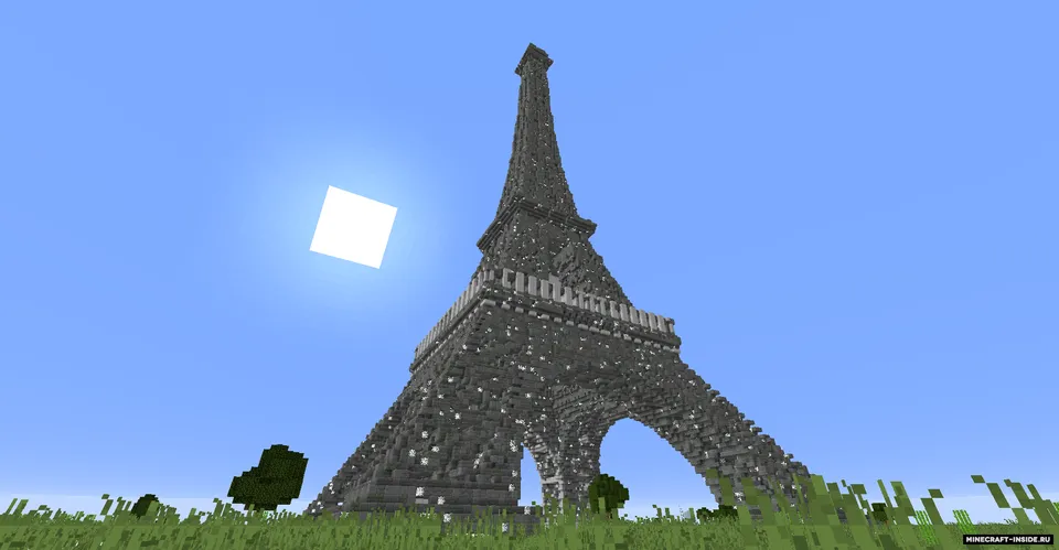 Eyfel minorasi — Minecraft xarita, rasm 2