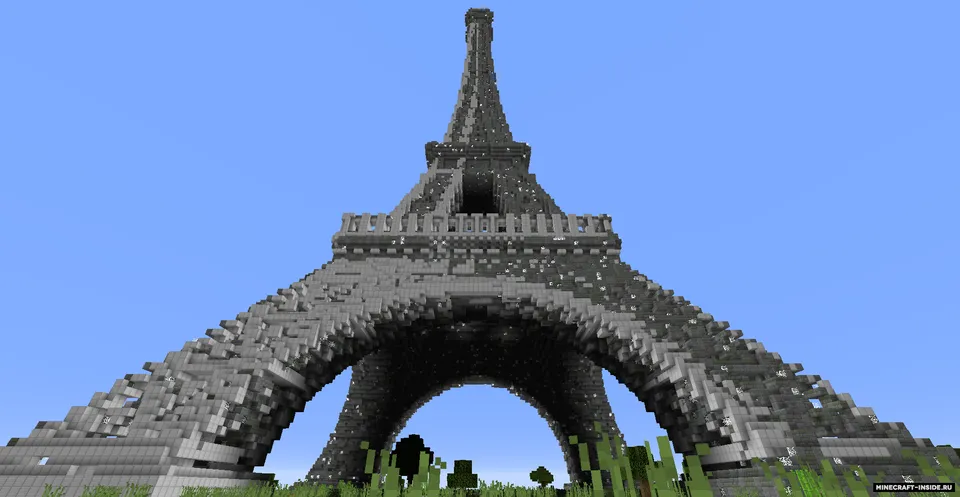 Eyfel minorasi — Minecraft xarita, rasm 3