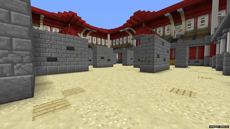 Yovvoyi arena - 2-qism — Minecraft xarita, rasm 2