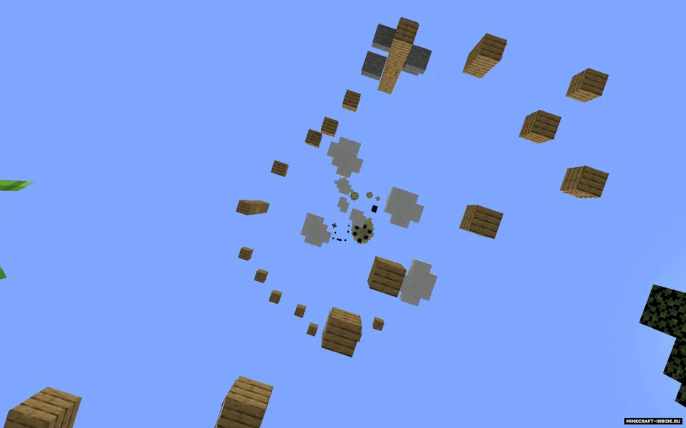 Uzhhh dan parkur xaritasi — Minecraft xarita, rasm 3