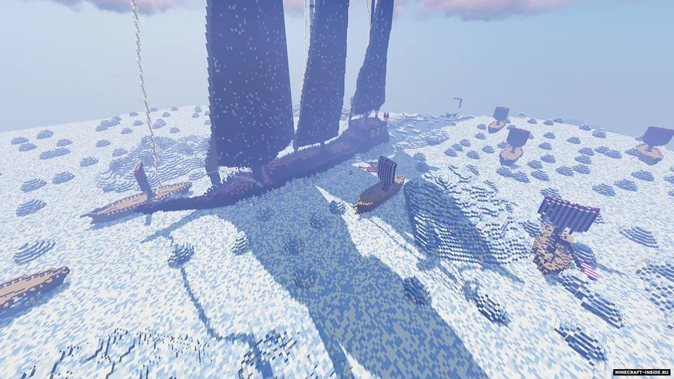The Witcher 3 dan Naglfar — Minecraft xarita, rasm 3