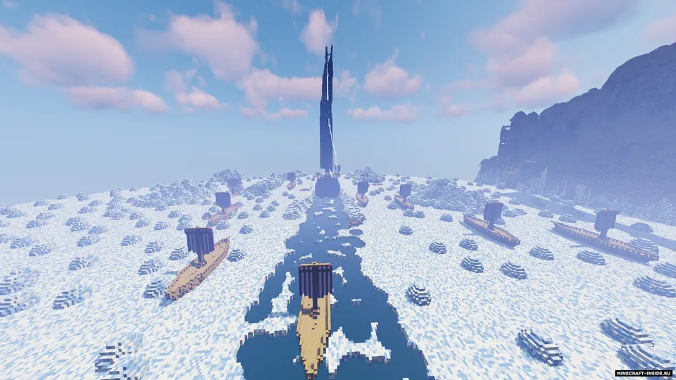 The Witcher 3 dan Naglfar — Minecraft xarita, rasm 4