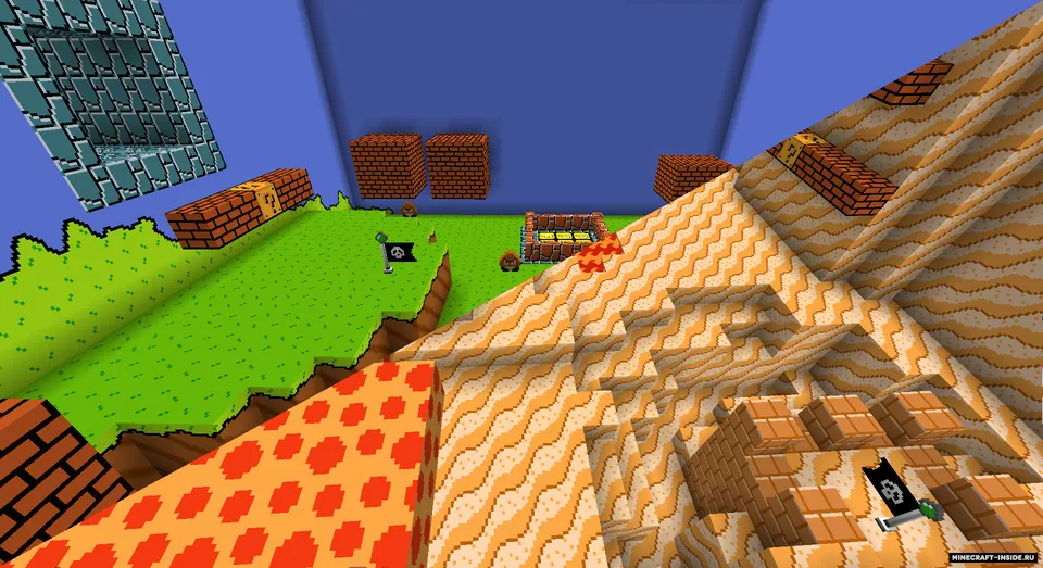 Super Mario 16 — Minecraft xarita, rasm 2