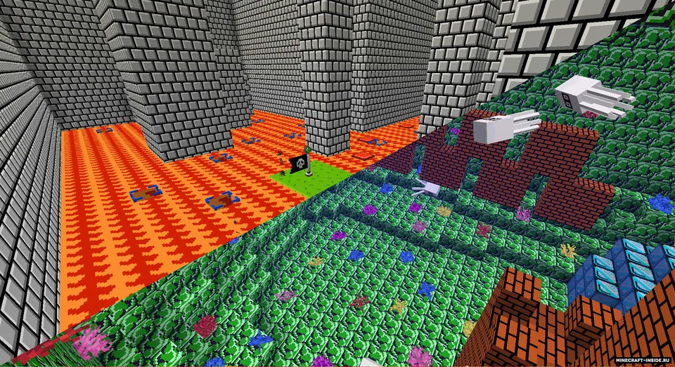 Super Mario 16 — Minecraft xarita, rasm 3