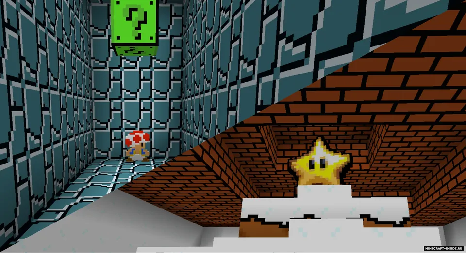 Super Mario 16 — Minecraft xarita, rasm 4