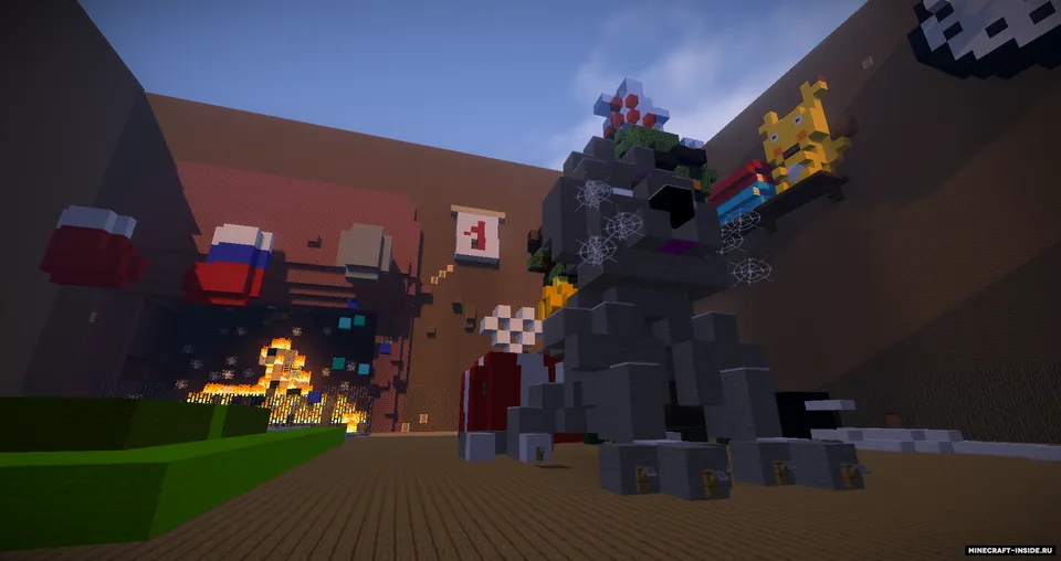 Hide and Seek: 1-yanvar tongi — Minecraft xarita, rasm 2