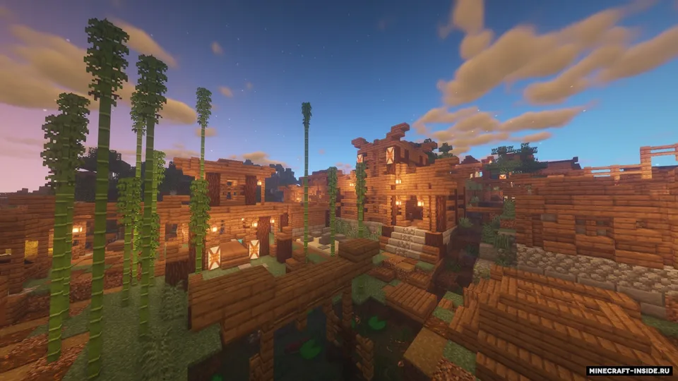 Osiyo shaharchasi — Minecraft xarita, rasm 2