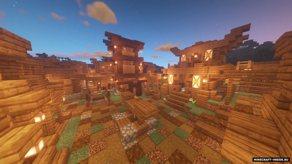 Osiyo shaharchasi — Minecraft xarita, rasm 4