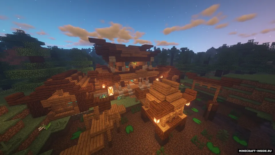 Osiyo shaharchasi — Minecraft xarita, rasm 5