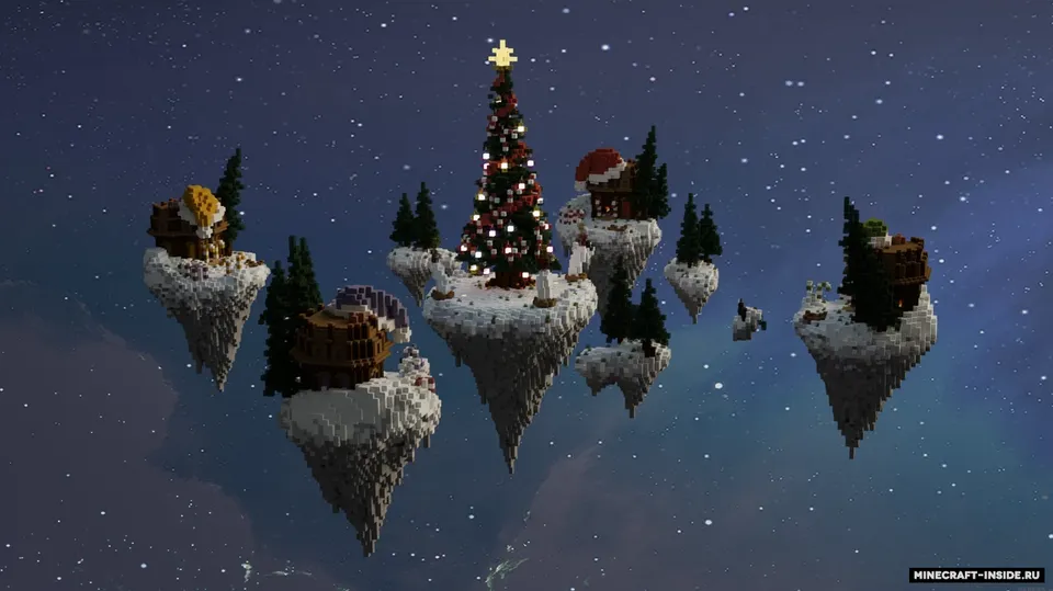 BedWars Christmas — Minecraft xarita, rasm 6