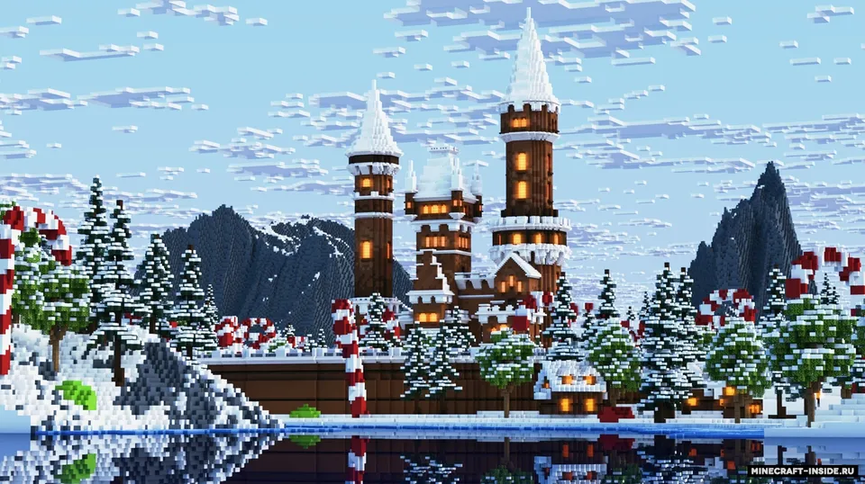 Gingerbread Village — Minecraft xarita, rasm 3