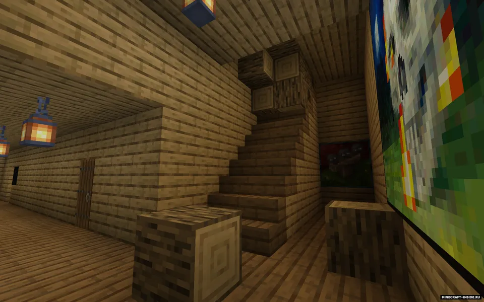 On all four sides — Minecraft xarita, rasm 4