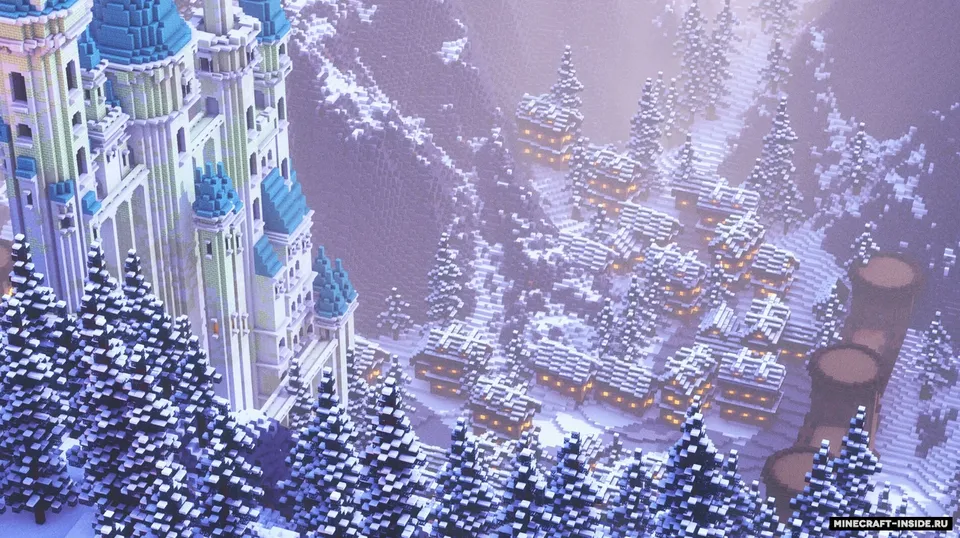 Snowfall Castle — Minecraft xarita, rasm 3