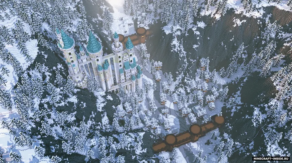 Snowfall Castle — Minecraft xarita, rasm 4