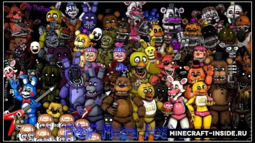 All FNAF Locations — Minecraft xarita, rasm 1
