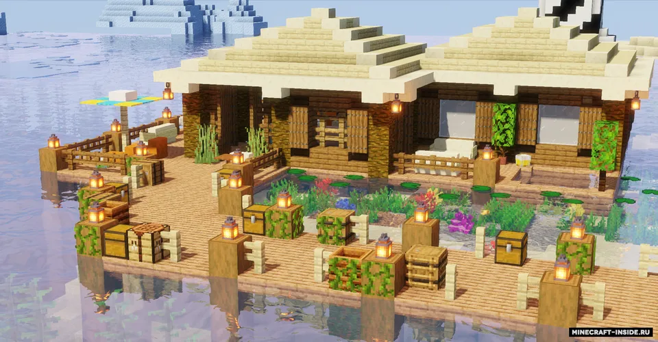 Modern Cliff-side Mansion — Minecraft xarita, rasm 4