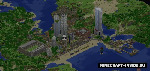 Five Cities — Minecraft xarita, rasm 1