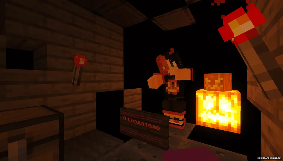 Bir Xellouin kechasi — Minecraft xarita, rasm 1