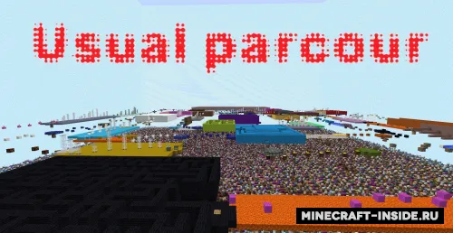 Usual parkour — Minecraft xarita, rasm 1