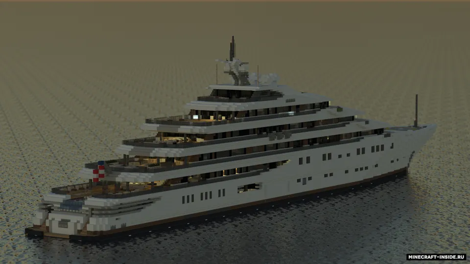 Megayacht Dalmatian — Minecraft xarita, rasm 2