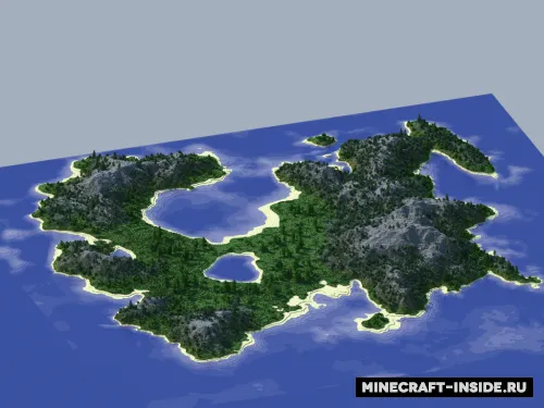Ladyria's Island — Minecraft xarita, rasm 1