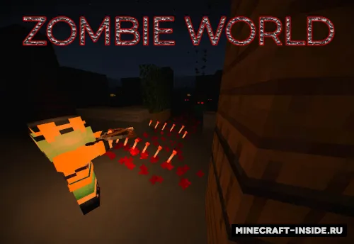 Zombie World — Minecraft xarita, rasm 1