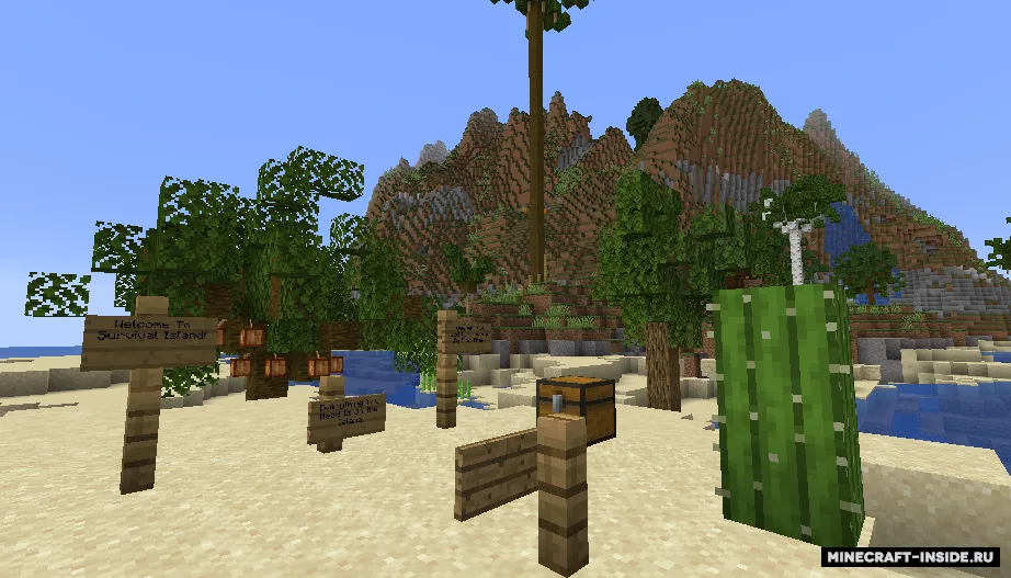 Realism Survival Island — Minecraft xarita, rasm 2