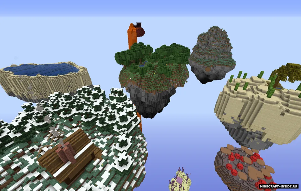 SkyBlock UP — Minecraft xarita, rasm 2