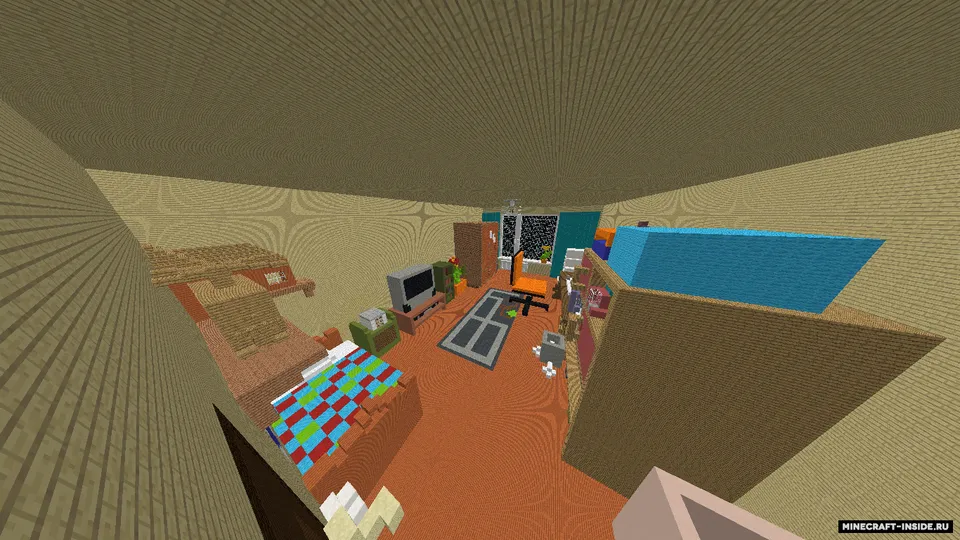 Hide-and-Seek: Dim-Dimich xonasi — Minecraft xarita, rasm 3