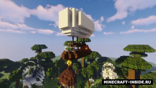 Planeburg — Minecraft xarita, rasm 1