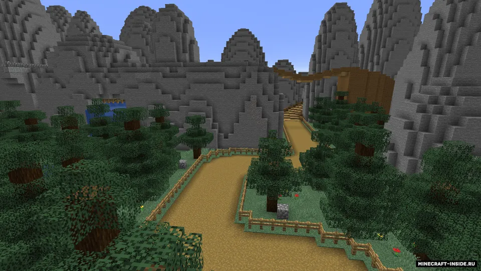 Sprint Racer — Minecraft xarita, rasm 2
