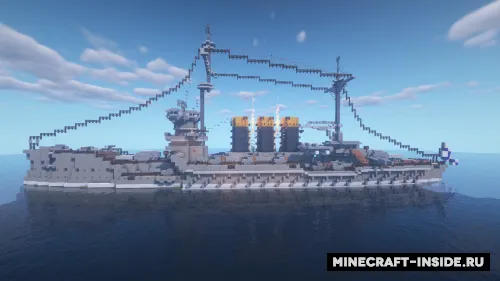 Cruiser of the early 20th century — Minecraft xarita, rasm 1