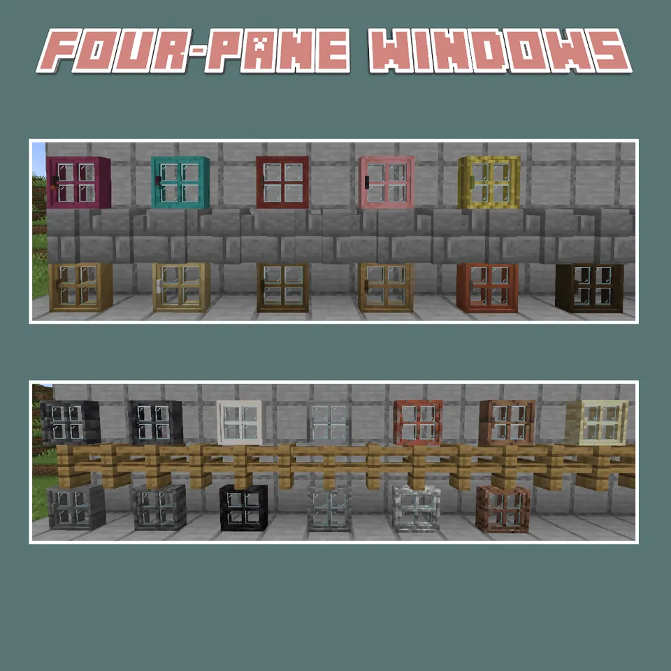 Aesthetic Windows — Minecraft mod, rasm 4