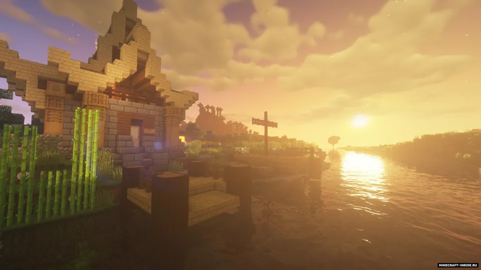 House between forest and river — Minecraft xarita, rasm 3
