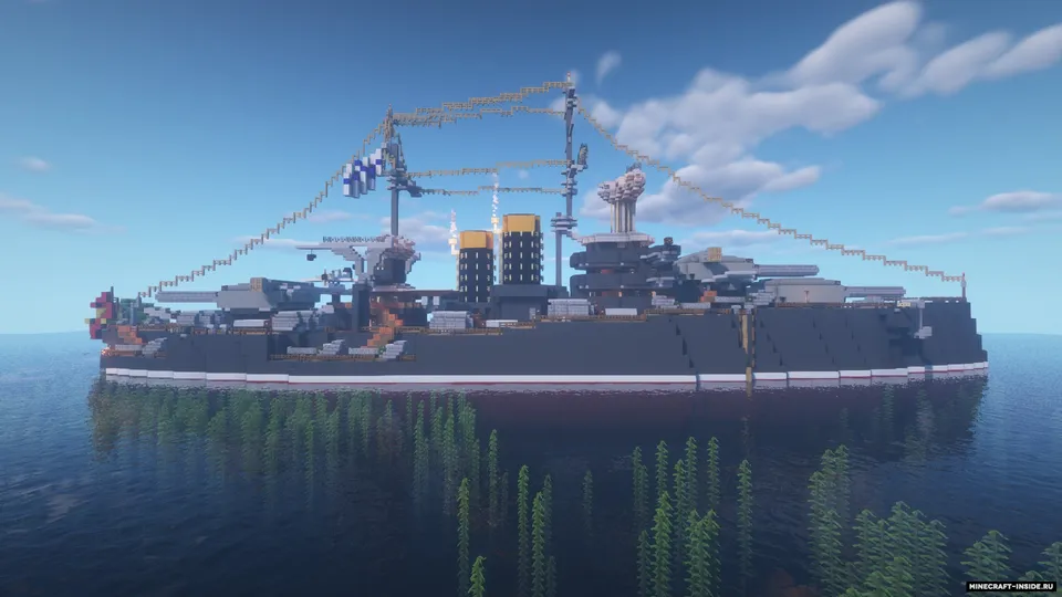 Battleship of the first world war — Minecraft xarita, rasm 3
