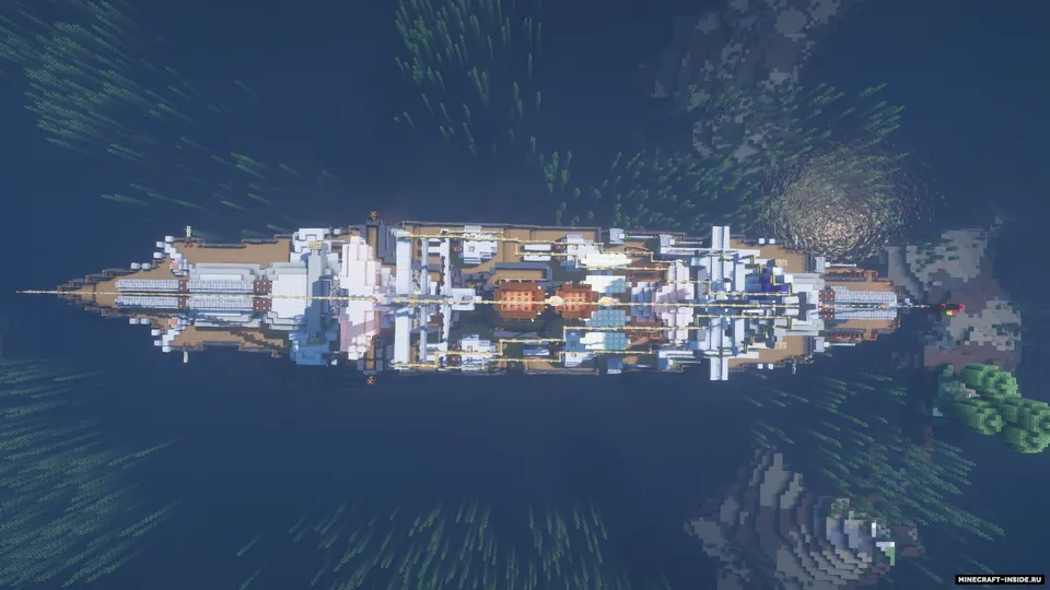Battleship of the first world war — Minecraft xarita, rasm 5