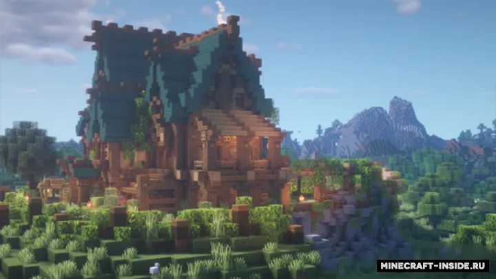 Goldrobin's Mansion - o'rmon ichidagi uy — Minecraft xarita, rasm 2
