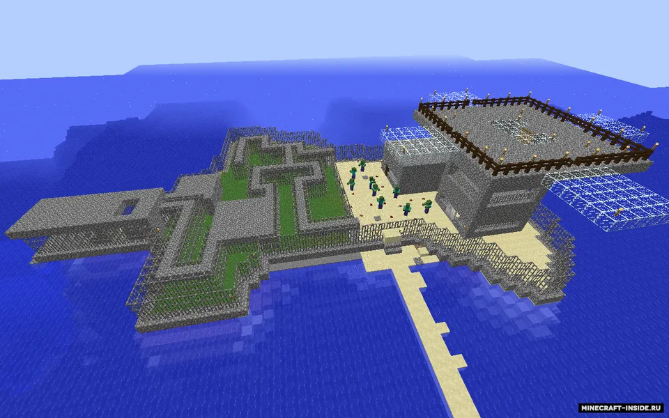 Zombi Apokalipsisi: Bunker izlab — Minecraft xarita, rasm 2