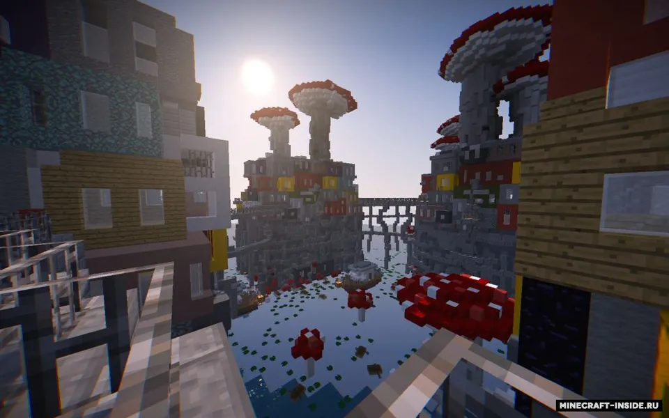 Qo'ziqorin barak — Minecraft xarita, rasm 4
