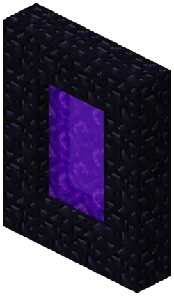 Minecraft'da modsiz portal