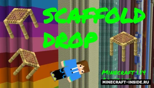 Scaffold Drop — Minecraft xarita, rasm 1