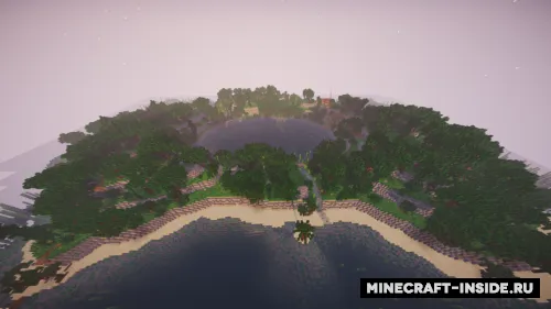 Jungle Castaway Survival Spawn — Minecraft xarita, rasm 1