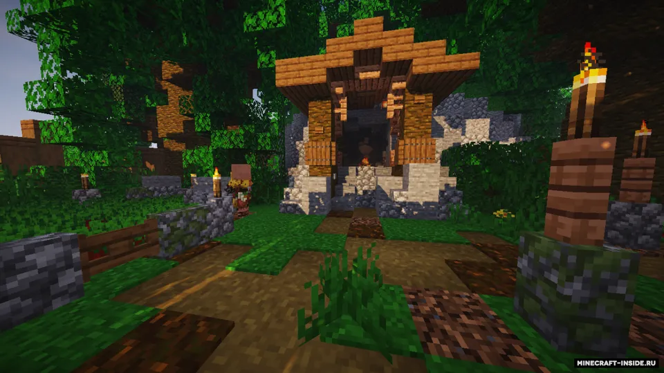 Jungle Castaway Survival Spawn — Minecraft xarita, rasm 7