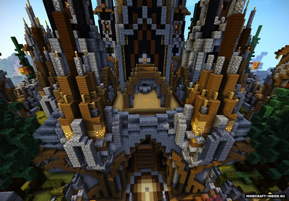 Factions Medieval Spawn/Hub/Lobby — Minecraft xarita, rasm 2