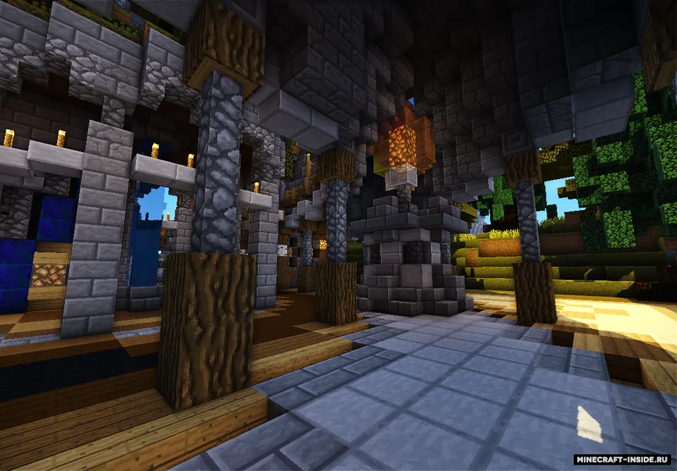 Factions Medieval Spawn/Hub/Lobby — Minecraft xarita, rasm 4