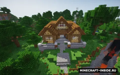 1 Chunk Redstone House