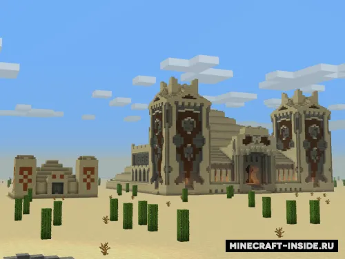 3:1 Desert Temple — Minecraft xarita, rasm 1